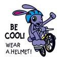 Wear A Helmet Temporary Tattoo